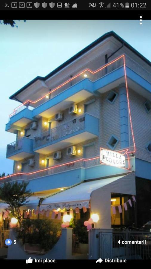 Hotel Villa Podgora Rímini Exterior foto